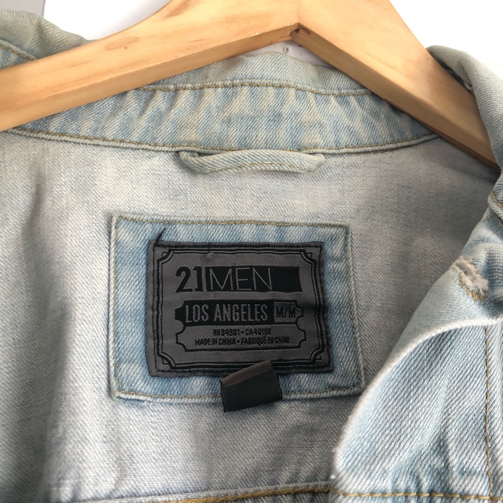 Mens’ Light Denim Jacket